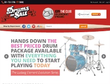 Tablet Screenshot of drumsonsale.com